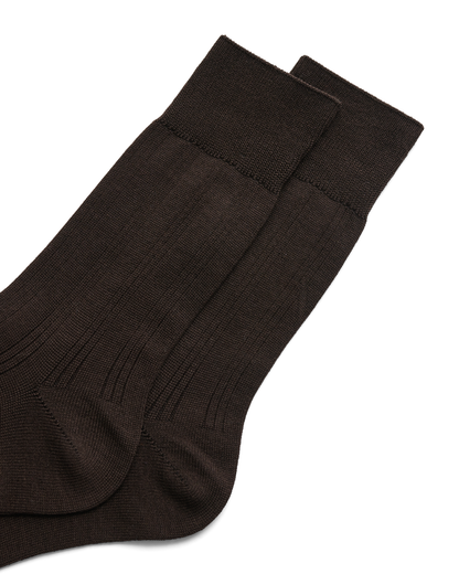 ECCO Classic Men Ribbed Mid Cu - Men's Ribbed Mid-Cut Socks