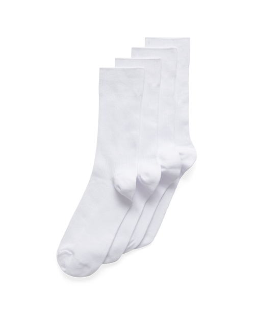 ECCO Classic Rib Mid Cut-2 Pac - Unisex Ribbed Mid-Cut Socks